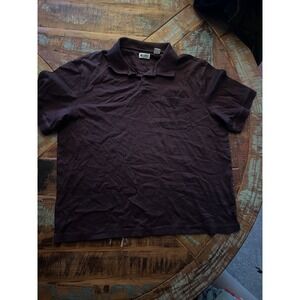 Men's Haggar Maroon Polo Shirt Size XL‎